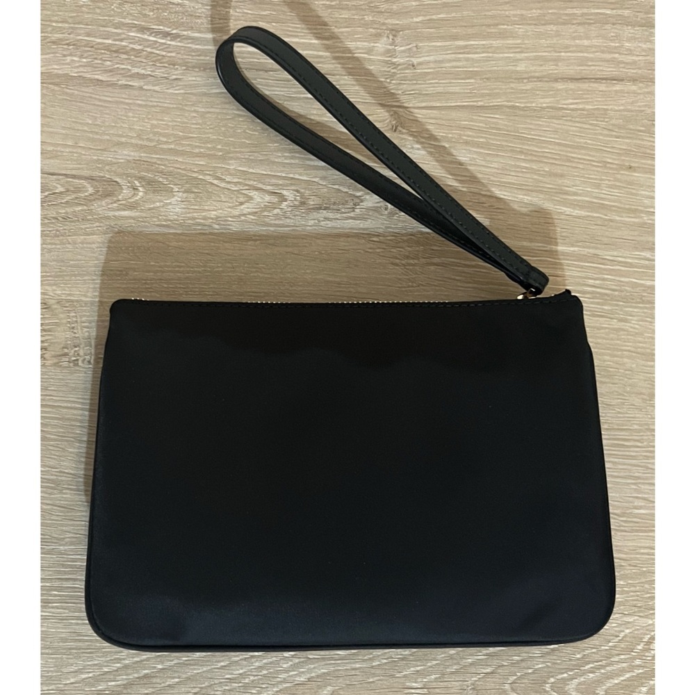 (โ To Twincherry11โs ๐ฆ) K.S New York Black Nylon Chelsea Medium Wristlet Pouch - Picture 6 of 15